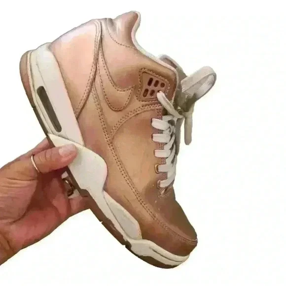 Nike Flight Squad Mens Metallic Copper White Sneaker 6M 7.5 W